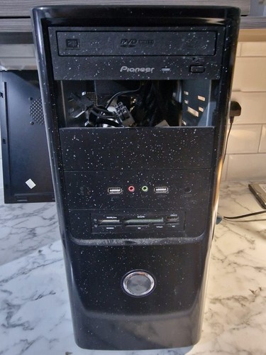 Tower with various parts - with,