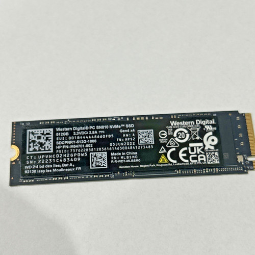Sn810 512gb nvme 2 2280 - nvme,